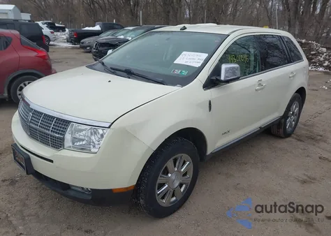 2008 Lincoln Mkx z USA, uszkodzony, nr VIN 2LMDU88C48BJ12345